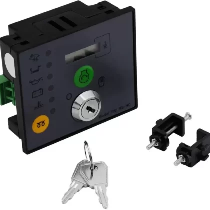 702 Generator Controller, 702 MS-HC Generator Controller, Manual Start Board Panel with Keys