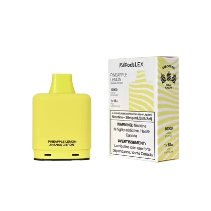 ZPOD LEX Pod System - 10K Puff Vape Pods - Pineapple Lemon