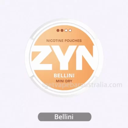 ZYN Mini Dry Bellini 3MG – Fruity Peach Sparkle Inspired by Bellini Cocktails