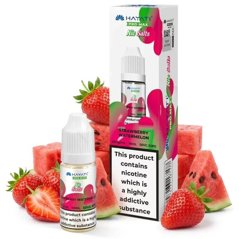 Strawberry, Watermelon Salt Nicotine E-Liquid by Hayati