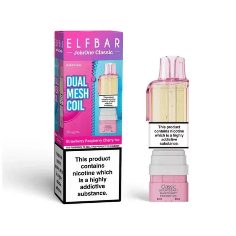 Elf Bar JoinOne15 Classic Prefilled Pod Strawberry Raspberry Cherry Ice