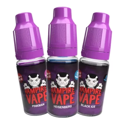 5x Vampire Vape E Liquid – NICOTINE – 5X10ml TPD
