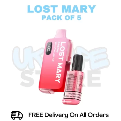 Watermelon Ice Lost Mary BM6000 6K Puff Box Of 5
