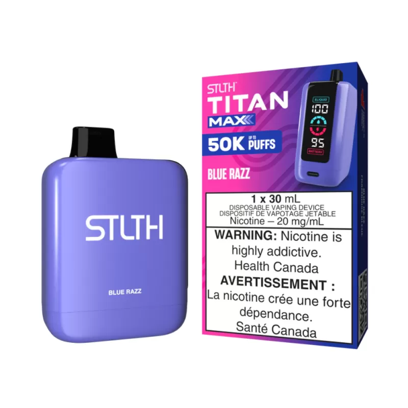 STLTH Titan Max Disposable Vape - Blue Razz
