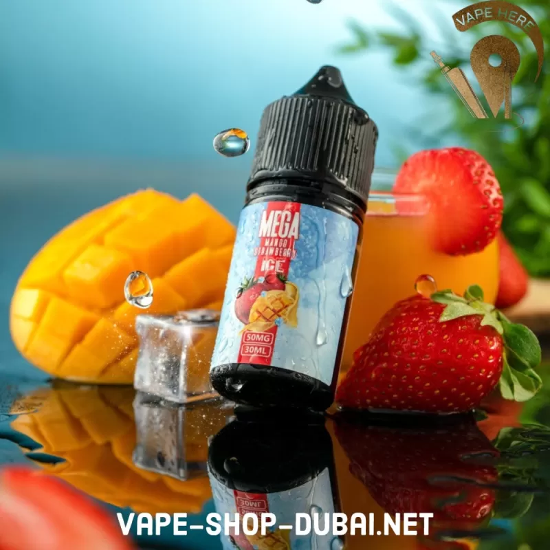 Mega Mango Strawberry ICE 30ml Saltnic -grand E-liquid #