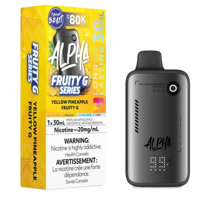 Yellow Pineapple Fruity G - Flavour Beast ALPHA 80K Disposable