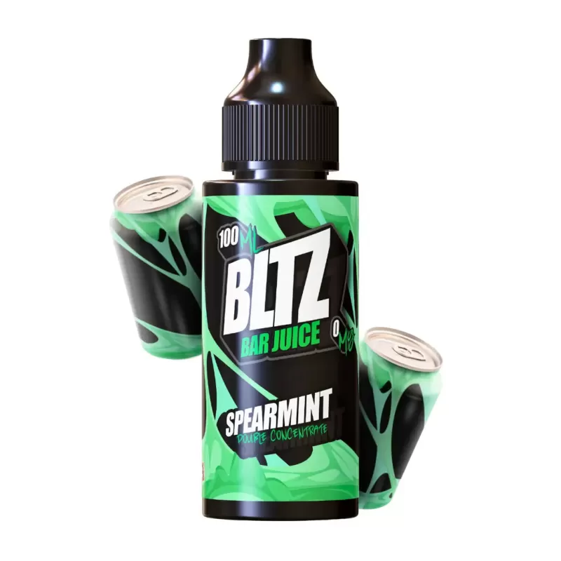 Spearmint 100ml Shortfill E-Liquid by BLTZ