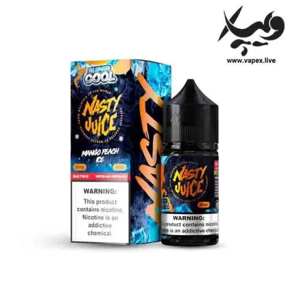 سالت انبه هلو یخ نستی سوپرکول | Nasty SuperCool Mango Peach Ice