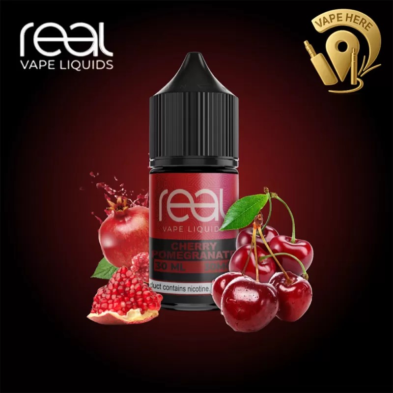 CHERRY POMEGRANATE- REAL VAPE SALTNIC 30ml #