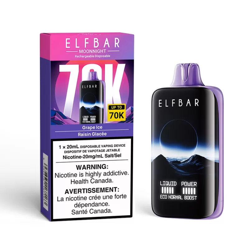 Elf Bar Moon Night 70k - Grape Ice