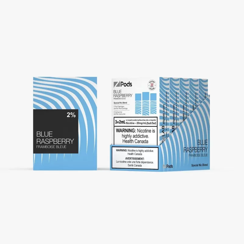 Z Pods Blue Raspberry by Ziip Lab | 3-Pack (STLTH Compatible)