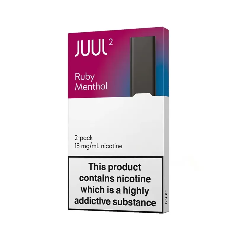 JUUL 2 Ruby Menthol Pods 18mg/ml (Pack of 2)