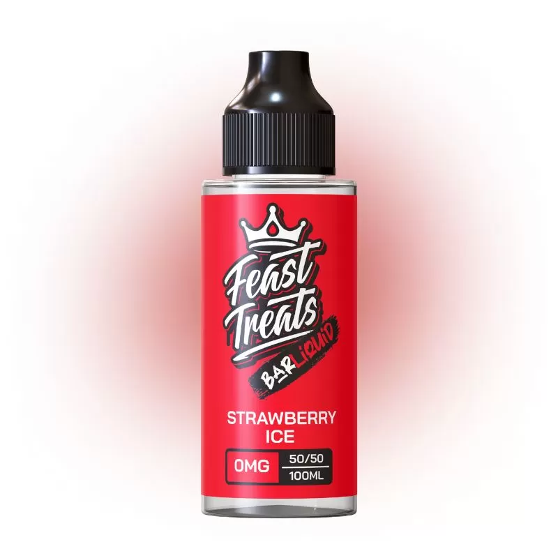 Strawberry Ice by Feast Treats - 100ml Bar E-Liquid