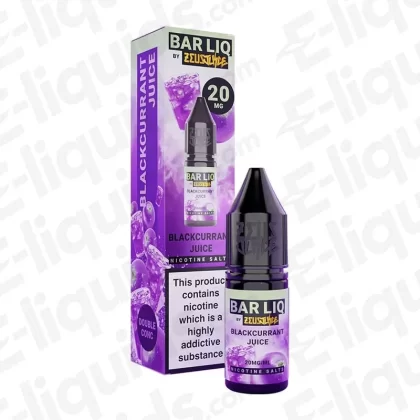 Zeus Juice Blackcurrant Juice Bar Liq Nic Salt