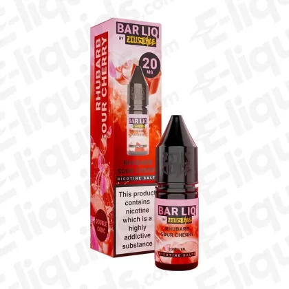 Zeus Juice Rhubarb Sour Cherry Bar Liq Nic Salt