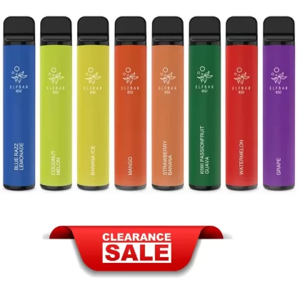 5x ELF BAR WITHOUTH PACKAGING – CLEARANCE – 5 for £13.95 – 20 mg
