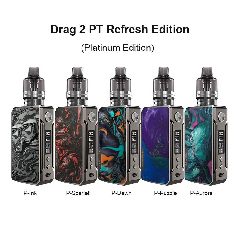 Voopoo Drag 2 Mod Kit With PnP Pod Tank Atomizer 4.5ml