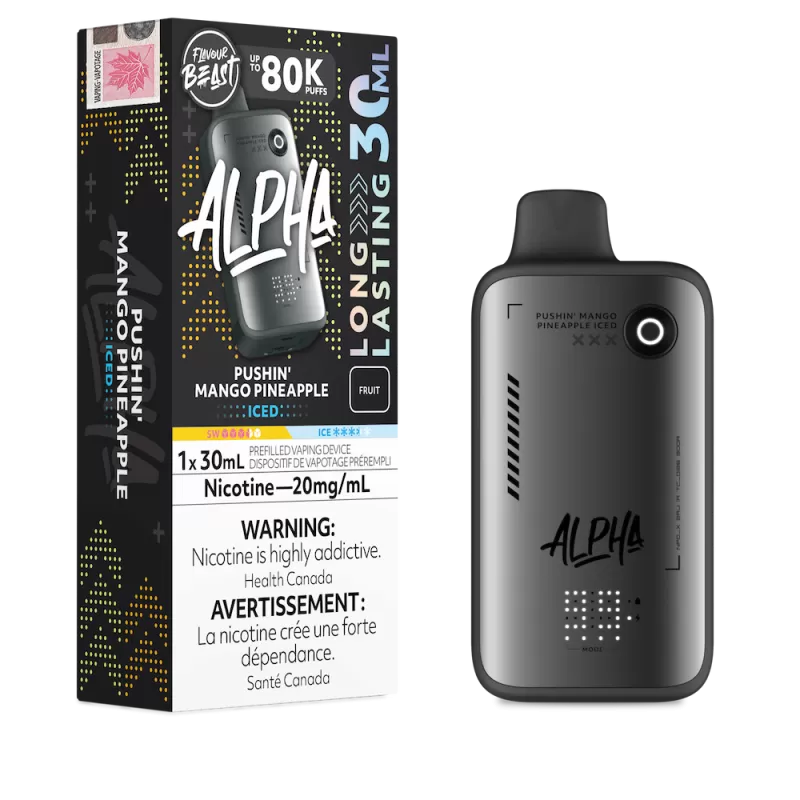 Flavour Beast Alpha 80K Puffs Disposable Vape - Pushin' Mango Pineapple