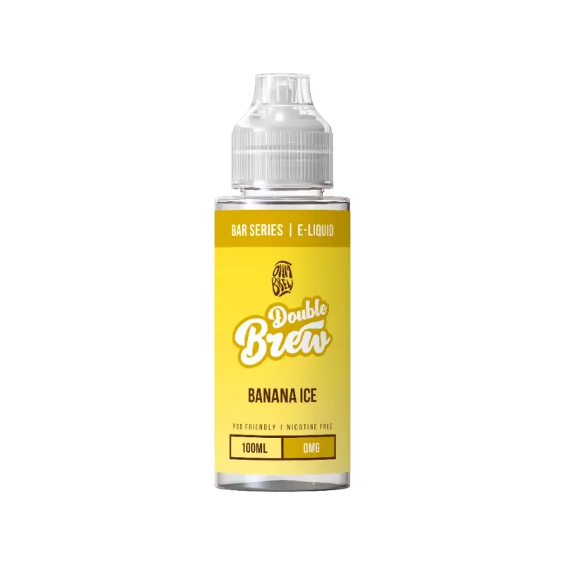 Ohm Brew Double Brew Banana Ice 100ml Shortfill