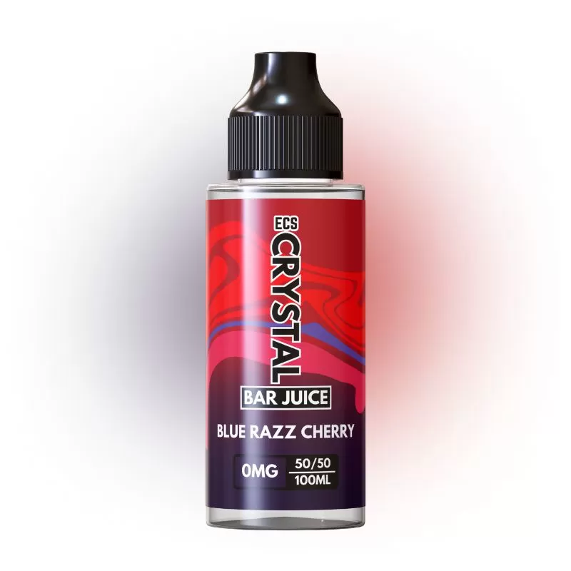Blue Razz Cherry Crystal Bar Juice - 100ml Bar Juice E-Liquid