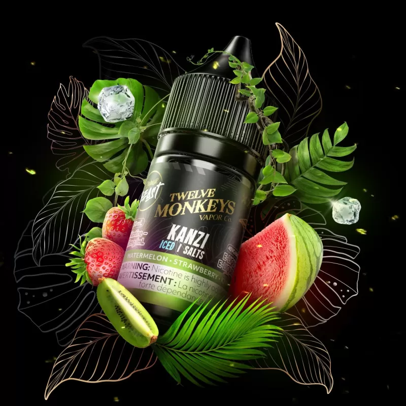 Flavour Beast X Twelve Monkeys E-Liquid - Kanzi Iced