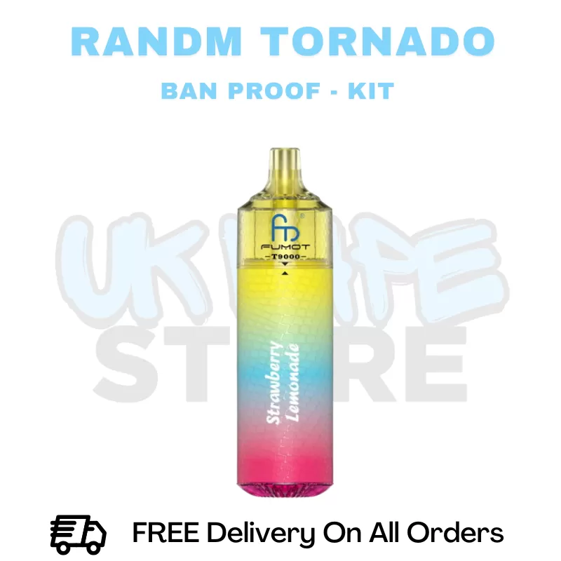Strawberry Lemonade RandM T9000 Prefilled Pod Kit - ONLY £5.99