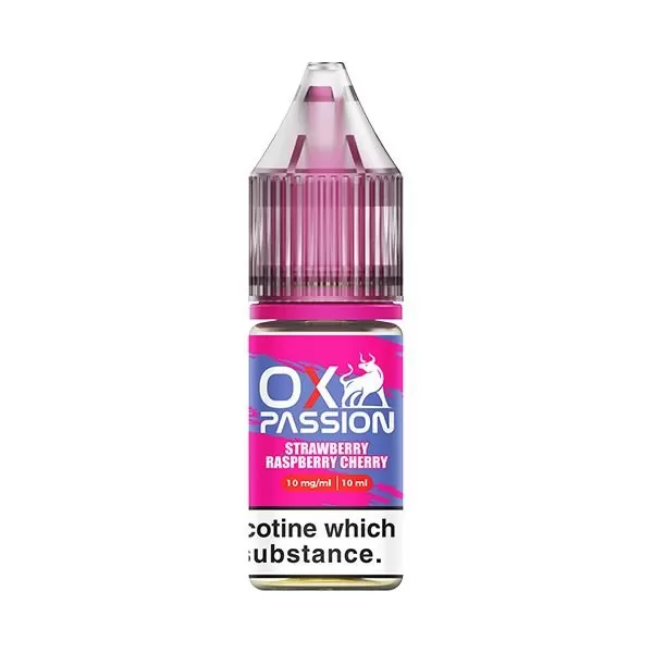 Oxva OX Passion Nic Salt Strawberry Raspberry Cherry 10ml E-Liquid
