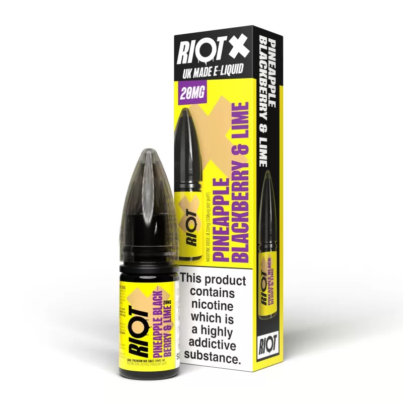 Pineapple Blackberry Lime Nic Salt By Riot X