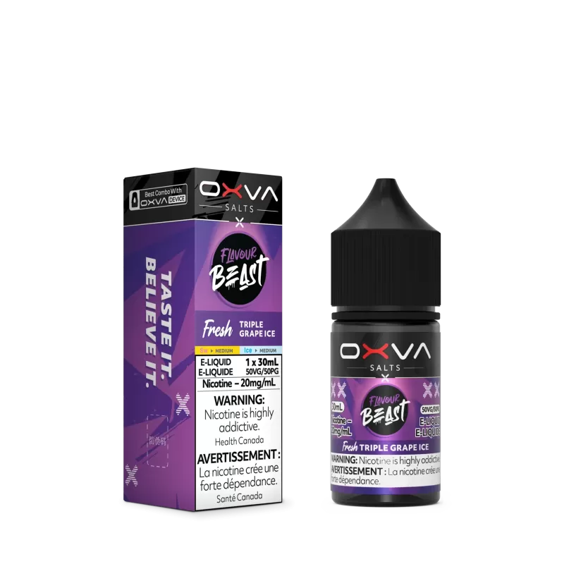 Fresh Triple Grape Ice – Flavour Beast x OXVA E-Liquid