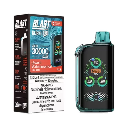 Watermelon Ice Drip’n by Envi Fasta Blast 30K – Disposable Vape