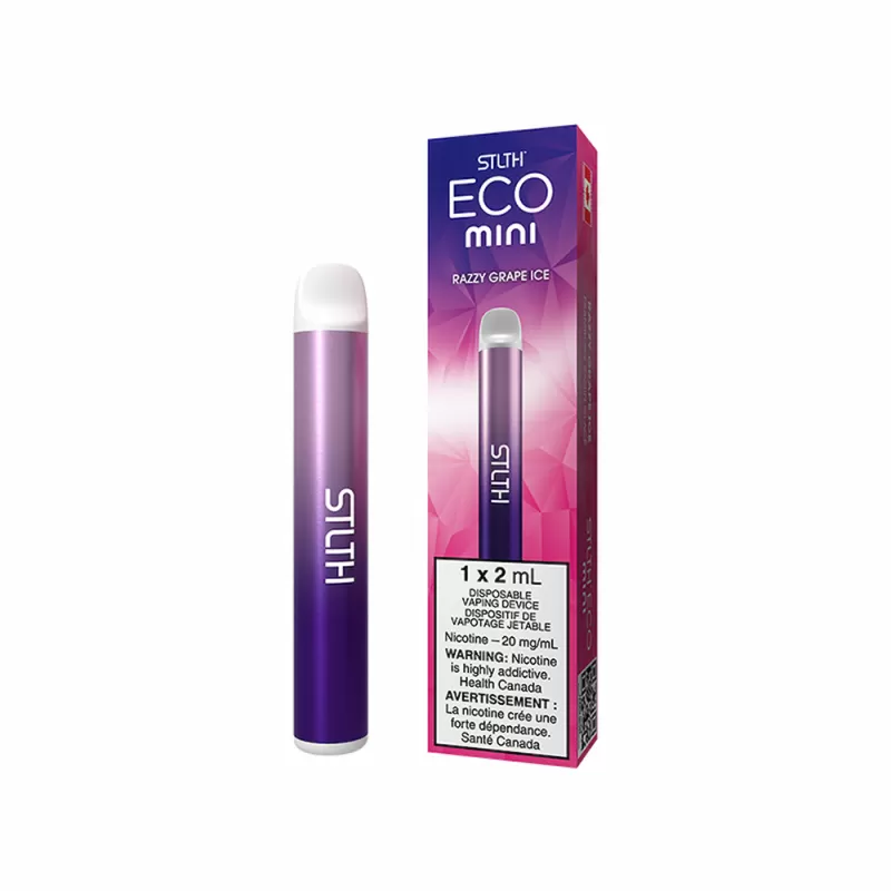 STLTH ECO Mini - Razzy Grape Ice Disposable Vape