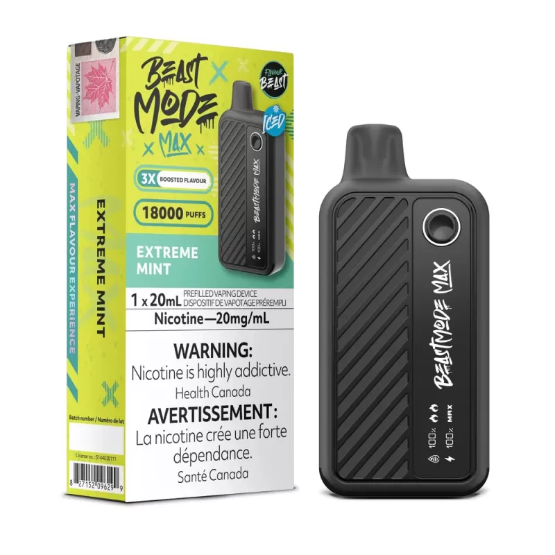 Beast Mode Max 18K Extreme Mint (Iced) Disposable Vape