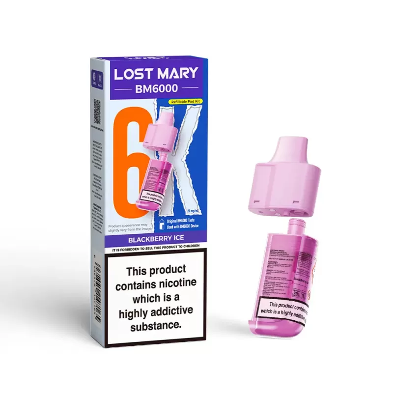 Lost Mary BM6000 Prefilled Pod Blackberry Ice