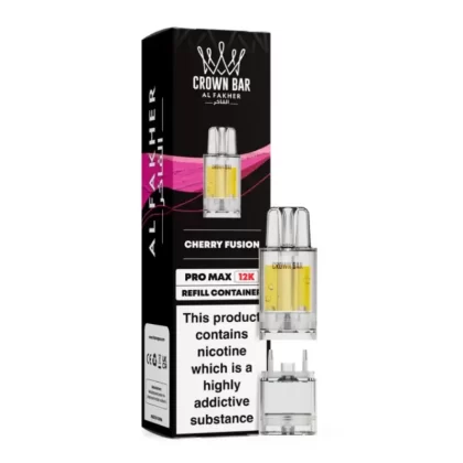 Al Fakher Crown Bar Pro Max 12K Prefilled Pod Cherry Fusion