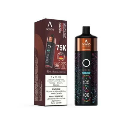 Adalya Pro 360 75K Disposable Shisha Vape - Koola Dragon