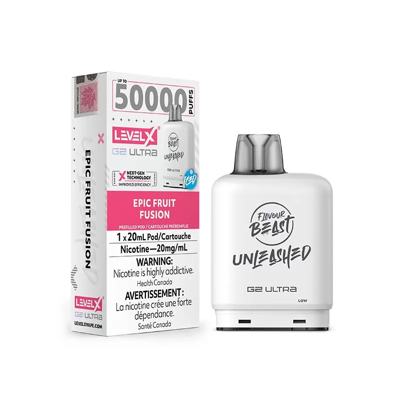 Level X G2 Ultra Pod - Unleashed - Epic Fruit Fusion Iced (AB)
