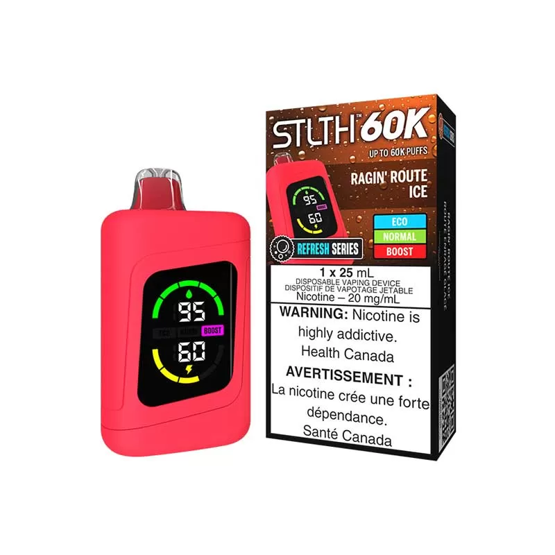 STLTH 60K Disposable Refresh Series - Ragin' Route Ice