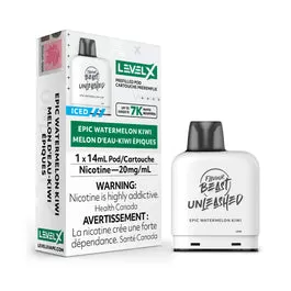 Level X Flavour Beast Unleashed Pod 14mL - Epic Watermelon Kiwi
