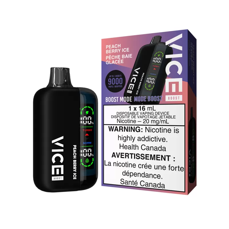 Vice Boost – Peach Berry Ice Disposable Vape