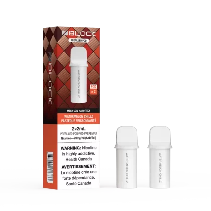ZBlock Replacement Pods 2-Pack (2mL) - Watermelon Chillz