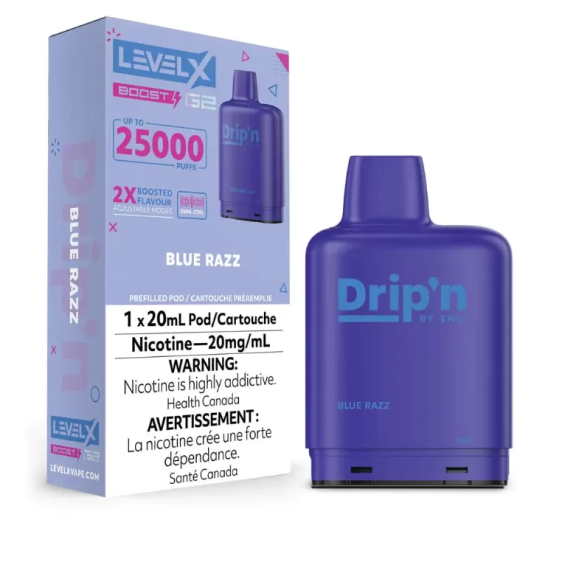 Level X Drip'n Boost G2 - Blue Razz