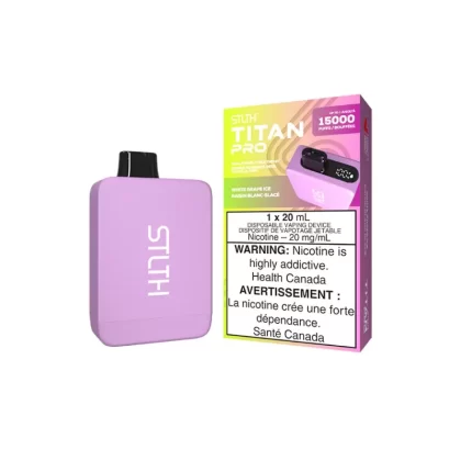 White Grape Ice - STLTH Titan PRO 15K Disposable