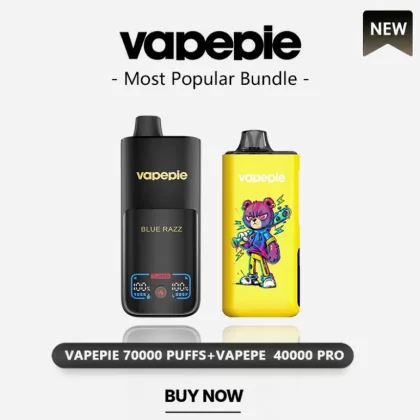 🏆VAPEPIE 70000 PUFFS+VAPEPE 40000 PRO