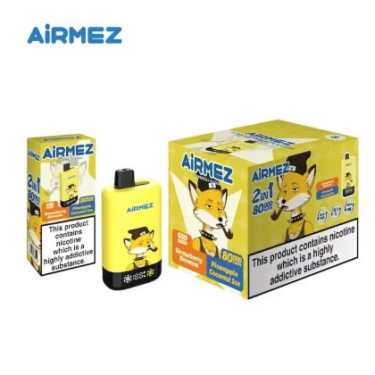 Airmez 2in1 80K Pro puffs – 80000 Puffs Dual 15mL Tanks and Instant Flavor Switching