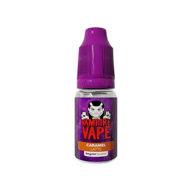 Caramel Latte 10ml Freebase E-Liquid by Vampire Vape