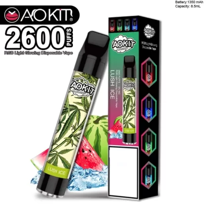 AISO Lux 2600 Puffs Disposable Vape Wholesale High Capacity Smooth Vapor