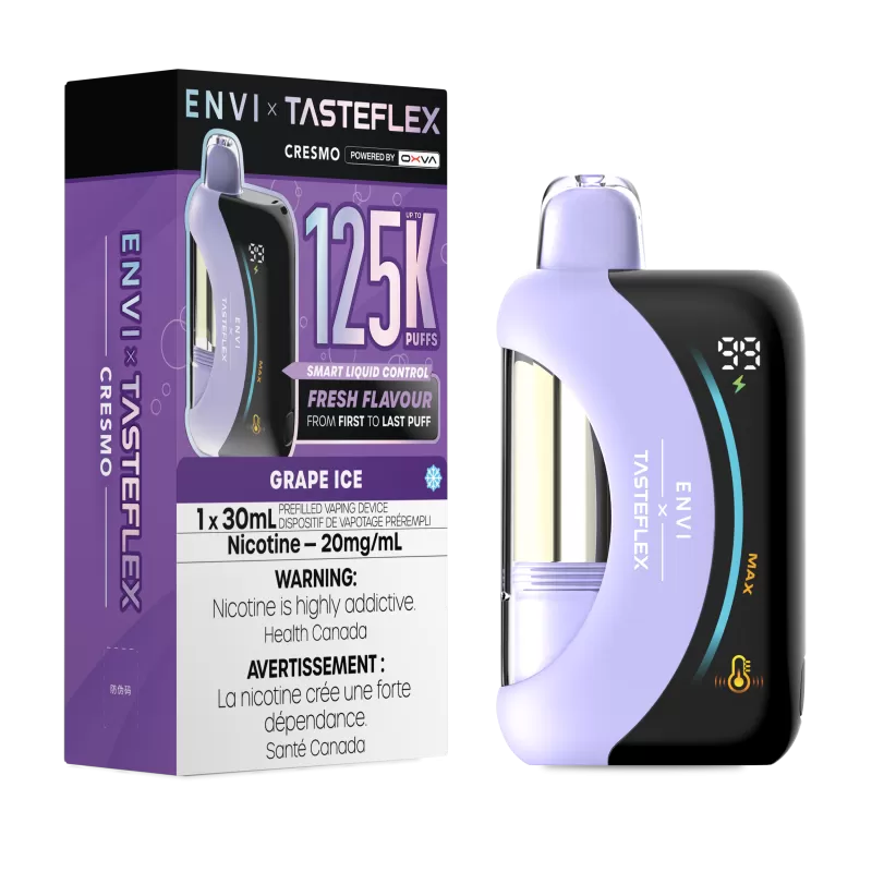 Envi X Tasteflex Cresmo 125k Disposable - Grape Ice