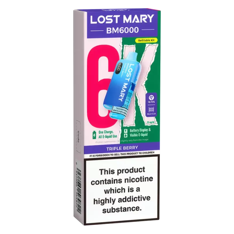 Lost Mary BM6000 Triple Berry Prefilled Pod Kit
