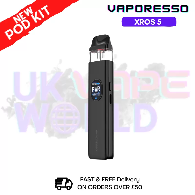 Cosmic Black Vaporesso Xros 5 Pod Vape Kit