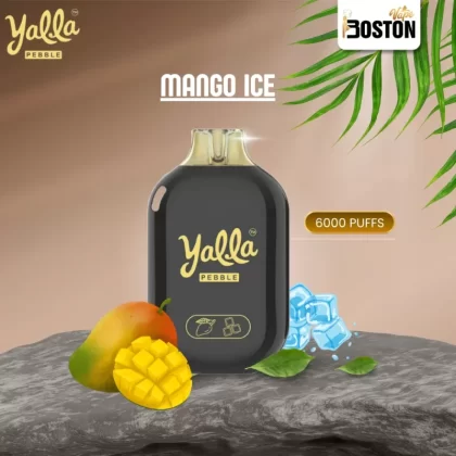 Yalla Pebble Mango Ice 20mg/ml-6000 puffs